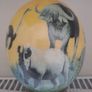 Big 5 South African Ostrich Egg Decorative Ornament Image 3