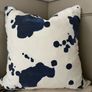 New Raine and Humble washed cotton and linen cushion COVER Image 2