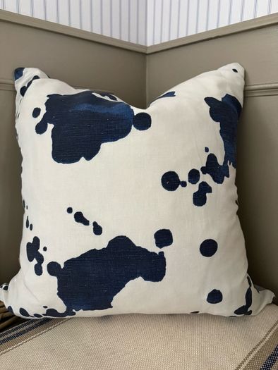 New Raine and Humble washed cotton and linen cushion COVER