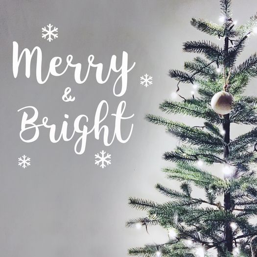Merry/Bright Decal, Merry & Bright Sticker, Window Decal, Letter Decal, Quotes Wall Decal, Seasons Greetings, Christmas Removable Decal