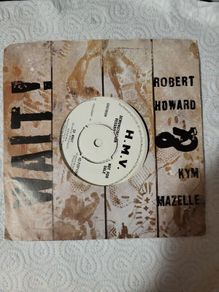 Robert Howard and Kym Mazelle Wait 7 inch promo single POP 1094