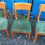 Vintage Biedermeier-style dining chairs  5pcs Image 3