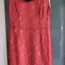 FRENCH CONNECTION coral lace shift dress Sz 14UK Image 5