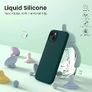 Liquid Silicone Case For Apple iPhone 14 Plus Luxury Thin Phone Cover Green Image 3