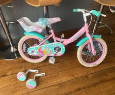 16" Unicorn bike for 3-6yo