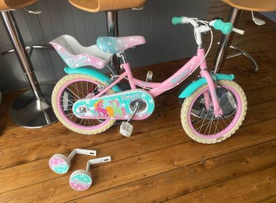 16" Unicorn bike for 3-6yo