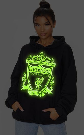 Liverpool hoodie glow in the dark hoodie liverpool hooded jumper liverpool