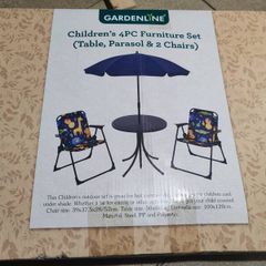Gardenline Children's 4PC Furniture Set