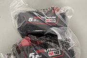 Milwaukee 5ah x2 new