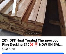 Decking Pine Thermowood