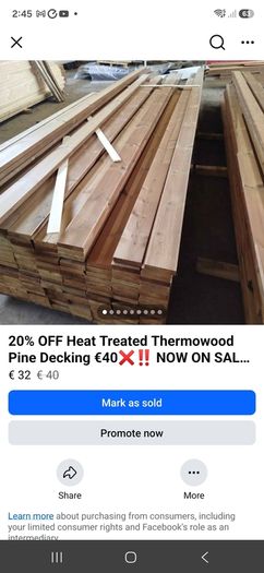 Decking Pine Thermowood