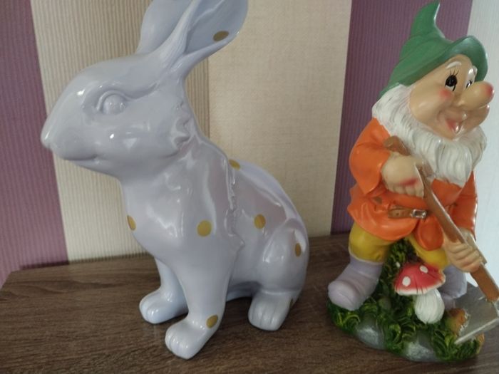 Purple Easter Rabbit Ornament
