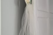 White Tulle Pew Ends for Hire