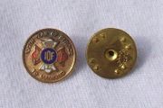 INDEPENDENT ORDER of FORESTERS (IOF) centenary commemorative enamel badge 1874-1974 (USA &amp; Canada)