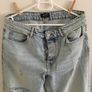 MAN unisex distressed jeans in excellent condition 34 inch waist and 31 inch inside leg FREE STANDARD POSTAGE INCLUDED Image 3