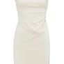 Diane Von Furstenberg flattering white dress size 8 Image 2