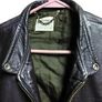 Men's Leathercraft Vintage Cafe Racer Motorcycle Jacket Dk Brown L Large Reg VGC Image 2