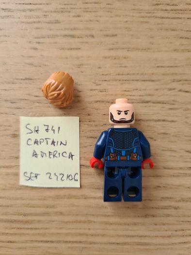 lego sh0741 captain america, set 242106