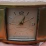 Vintage Westclox 1940s - 1950s Black and Gold Tone Travel Alarm Clock - Works Image 4