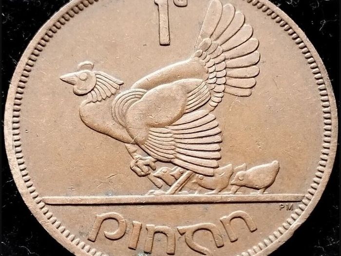 [#67] - Ireland 1952 | Irish 1d | One Penny | KM.11 | High Grade
