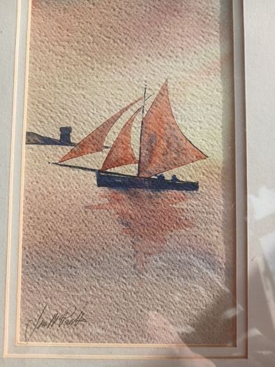 Sailing..Watercolour.