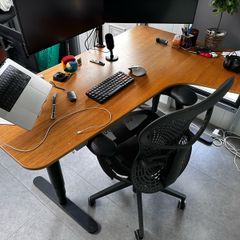 IKEA Bekant Right Corner Standing Desk