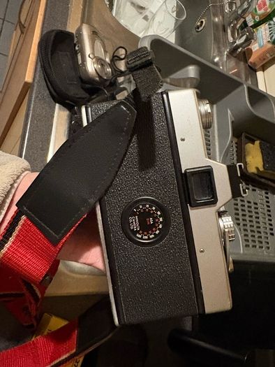 Vintage Minolta Film Camera with Lens Retro Photography