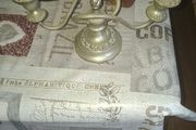 Vintage Two Arm Silver Plated Candlestick, Postage available or Collection