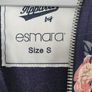 Navy Floral Hoodie from Lidl size 10 Image 3