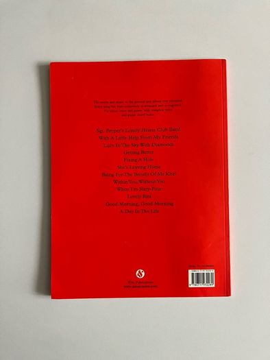 The Beatles Sgt Pepper's Guitar Tab Book