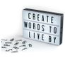 New Led Create Combination Light Box Night Table Lamp DIY Letters Symbols #1259 Image 2