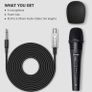 Dynamic Karaoke Microphone for Singing with 16.4ft XLR Cable, Metal Handheld Mic Compatible with Karaoke Machine/Speaker/Amp/Mixer for Karaoke Singing, Speech, Wedding and Outdoor Activity (FREE POSTAGE) Image 5