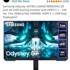 Samsung Odyssey 28" 4K Gaming Monitor