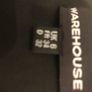 Classic Black Warehouse Peplum Dress size 6 Image 4