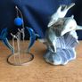 Two Dolphin Ornaments + dolphin mobile Image 2