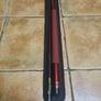 JIMMY WHITE snooker pool cue Arg-17 red black two piece 18oz Image 4