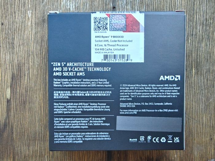 Amd Ryzen 7 9800x3d