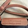 Long champ pouch with strap Image 3