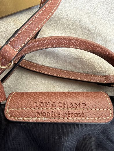 Long champ pouch with strap