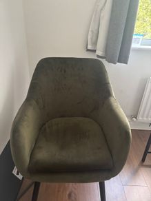 Green Velvet chair