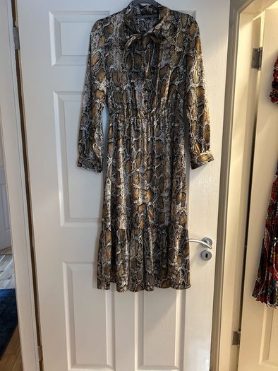 Zara snake skin dress