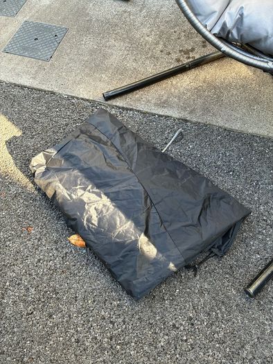 Egg Chair with outdoor cover