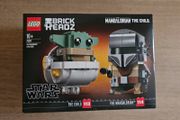 lego brick headz 75317 star wars the mandalorian and the child