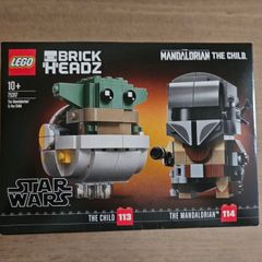 lego brick headz 75317 star wars the mandalorian and the child