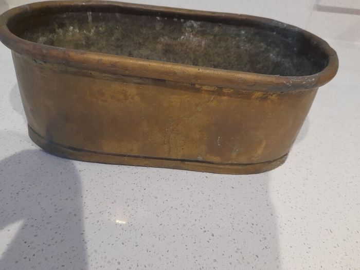 brass planter