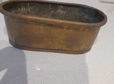 brass planter