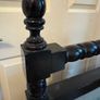 Large Late Victorian Bobbin-Turned Firescreen with Floral Needlepoint Image 3