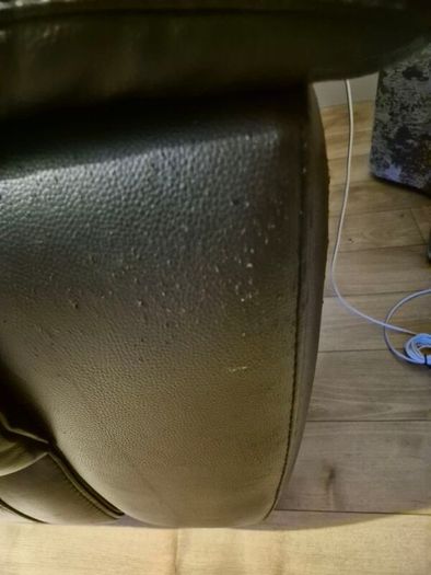 Black Leather Sofa