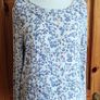 Ladies Street One Long sleeve ditzy floral top size 16 includes postage Image 2