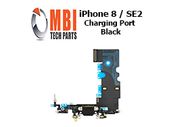 iPhone 8 SE2 Charging Dock Replacement Port Connector Flex Cable 2nd Gen Black